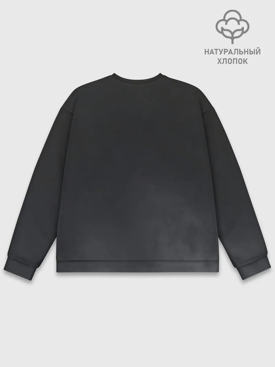 Мужской свитшот базовый / Дерись смолоду