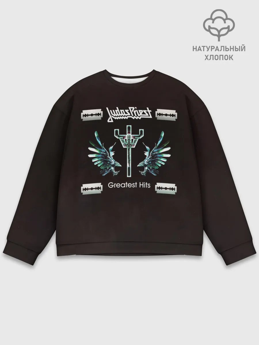Мужской свитшот базовый / Greatest Hits - Judas Priest