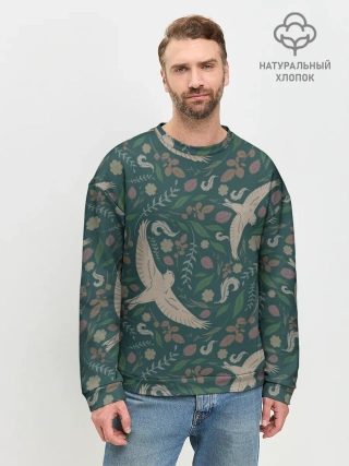 Мужской свитшот базовый / Ласточкина политра