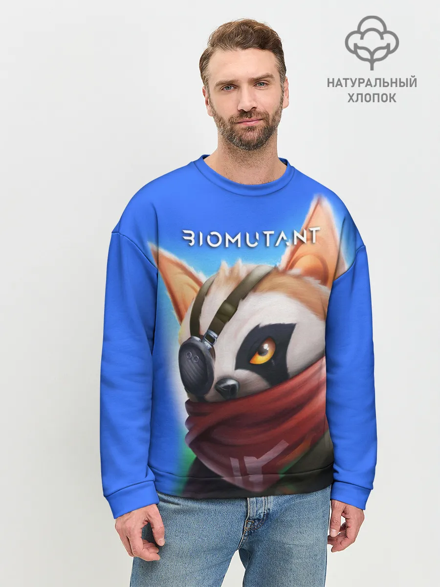 Мужской свитшот базовый / Biomutant | Биомутант рисунок