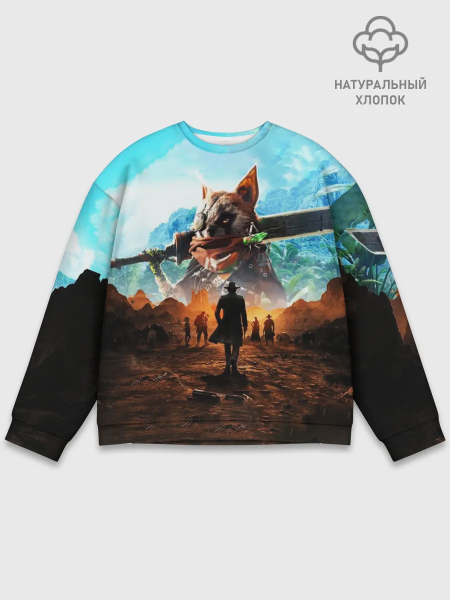 Мужской свитшот базовый / Biomutant | Биомутант