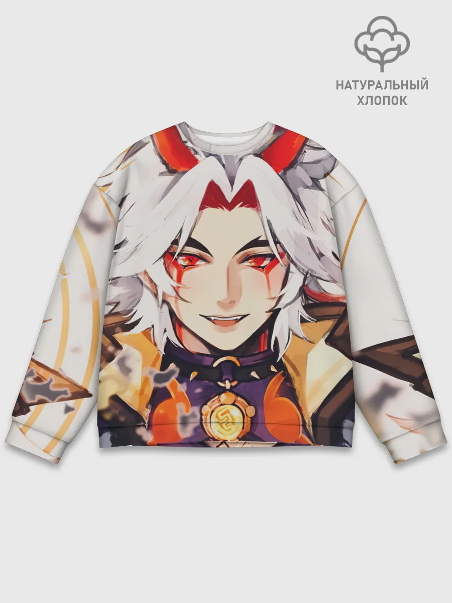 Мужской свитшот базовый / Arataki Itto Genshin Impact