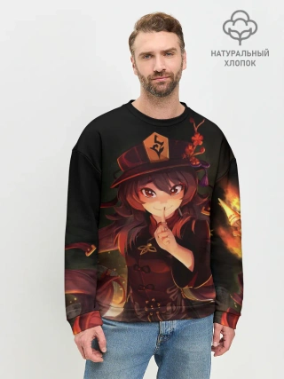 Мужской свитшот базовый / Hu Tao GENSHIN IMPACT