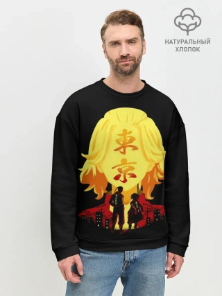 Мужской свитшот базовый / Токийские мстители: Майки и Дракен