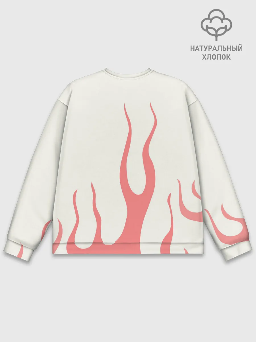 Мужской свитшот базовый / Тревис в огне