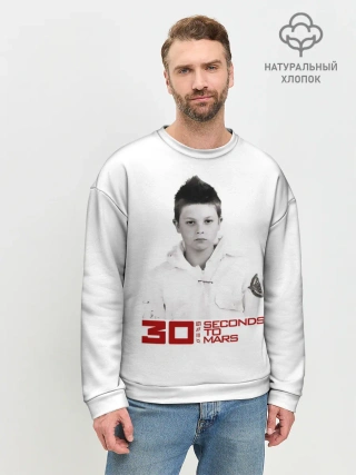 Мужской свитшот базовый / 30 Seconds to Mars дебютный альбом