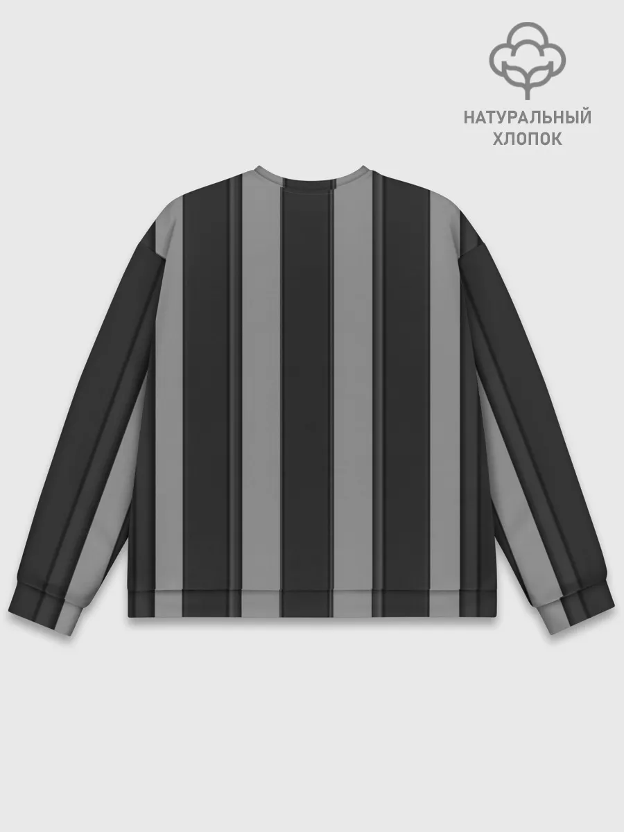 Мужской свитшот базовый / ретро полосы