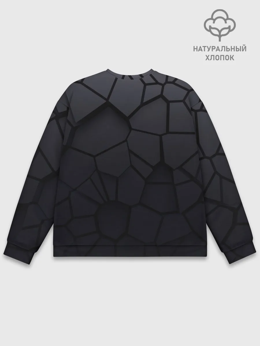 Мужской свитшот базовый / Мерседес 3D плиты