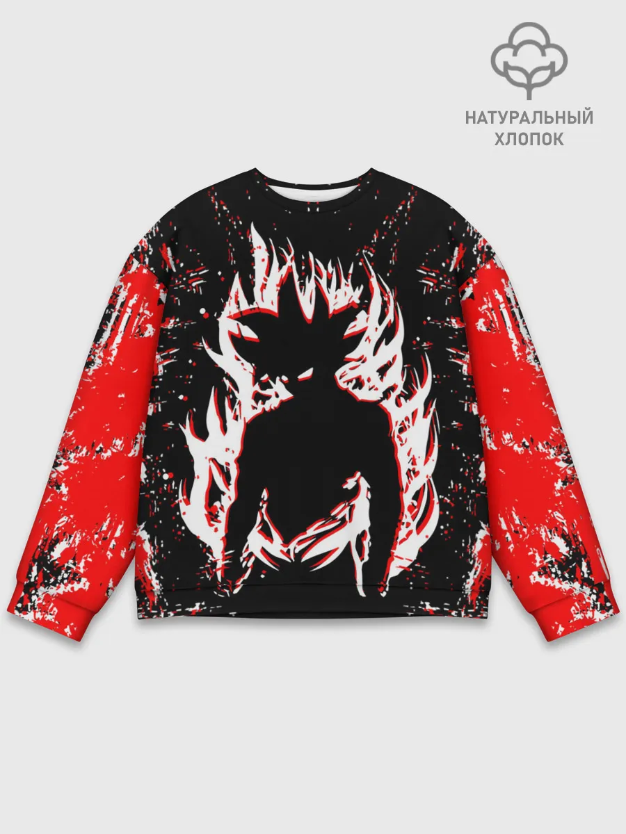 Мужской свитшот базовый / dragon ball super.