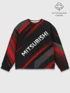 Мужской свитшот базовый / Митсубиси геометрия