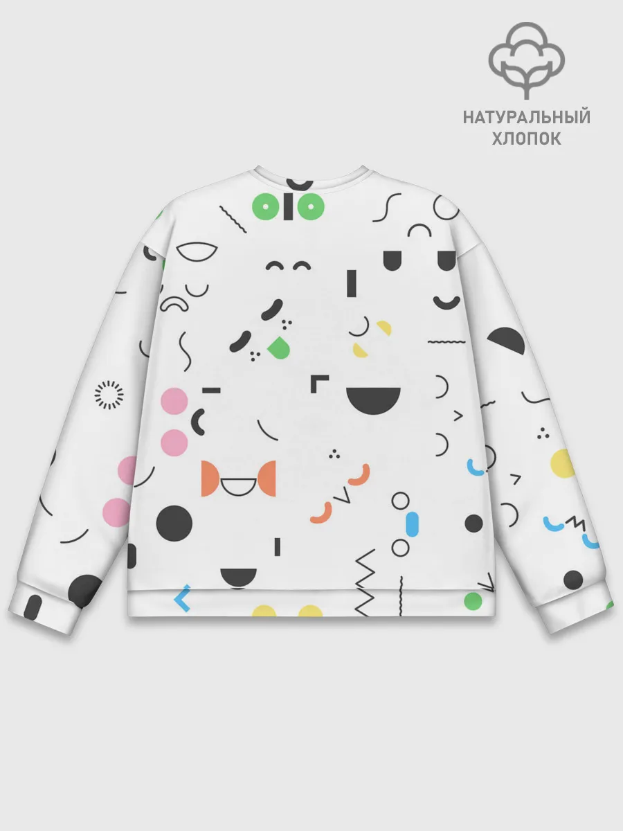 Мужской свитшот базовый / TOCA BOCA УЗОР ФОН
