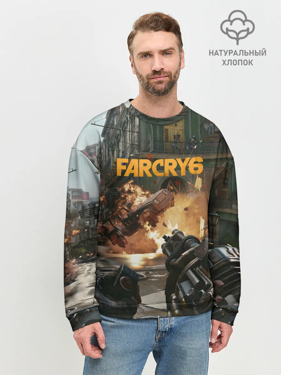 Мужской свитшот базовый / Far Cry 6 gameplay art