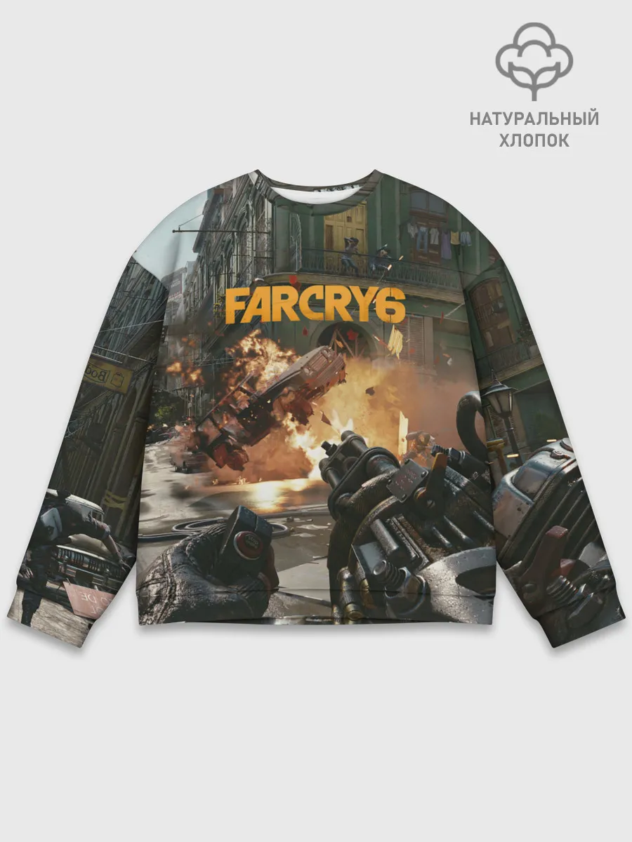 Мужской свитшот базовый / Far Cry 6 gameplay art