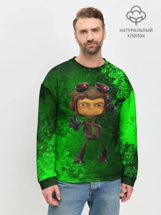 Мужской свитшот базовый / Psychonauts 2 | Распутин