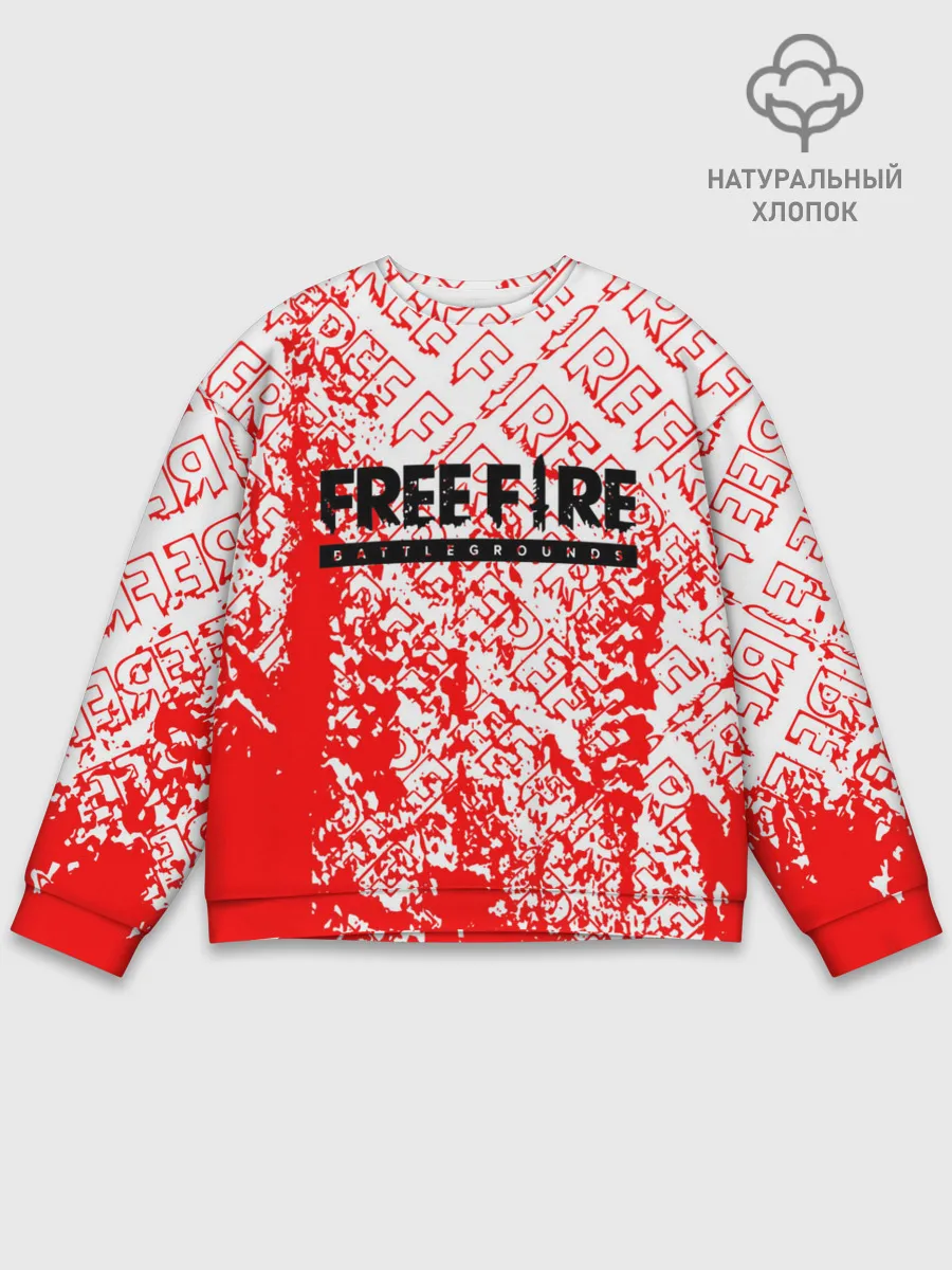 Мужской свитшот базовый / День Booyah | Garena Free Fire.