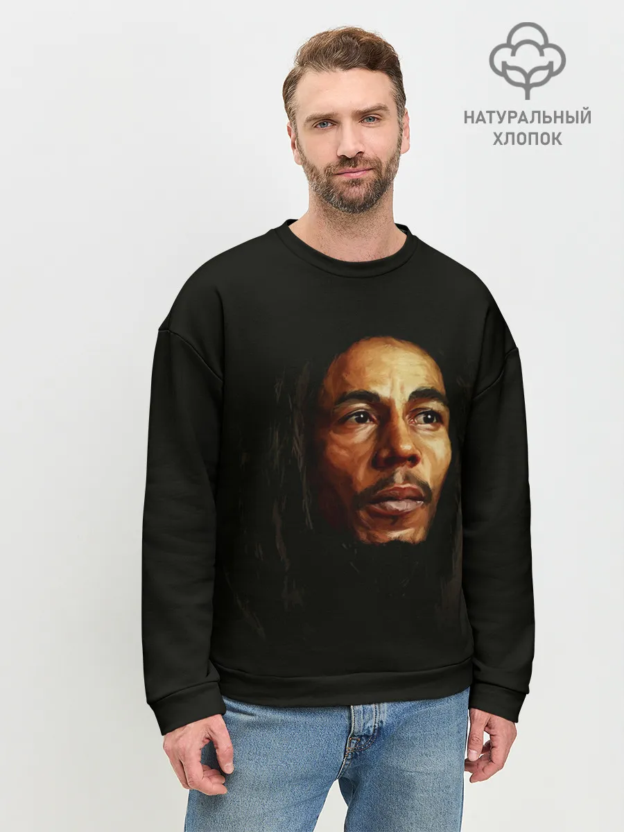 Мужской свитшот базовый / Bob Marley Art