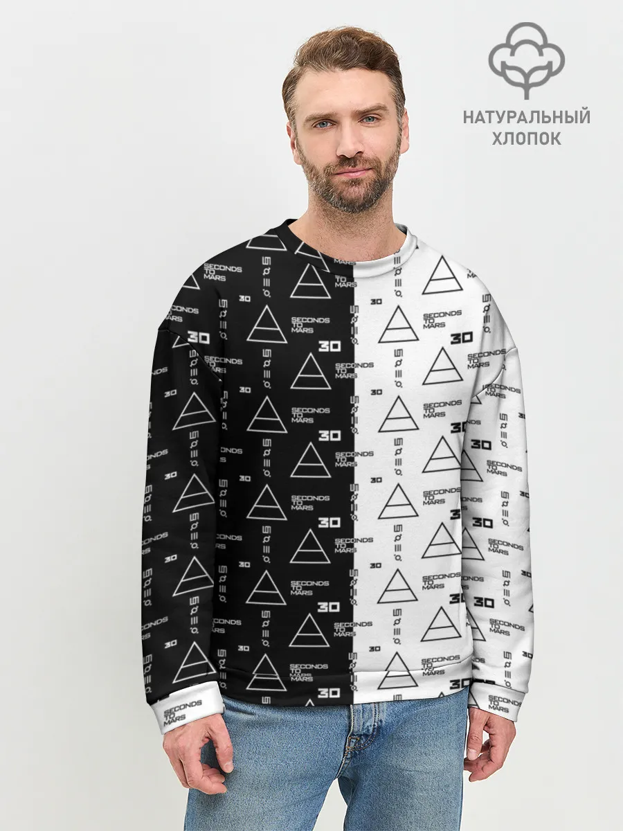 Мужской свитшот базовый / 30 Seconds to Mars