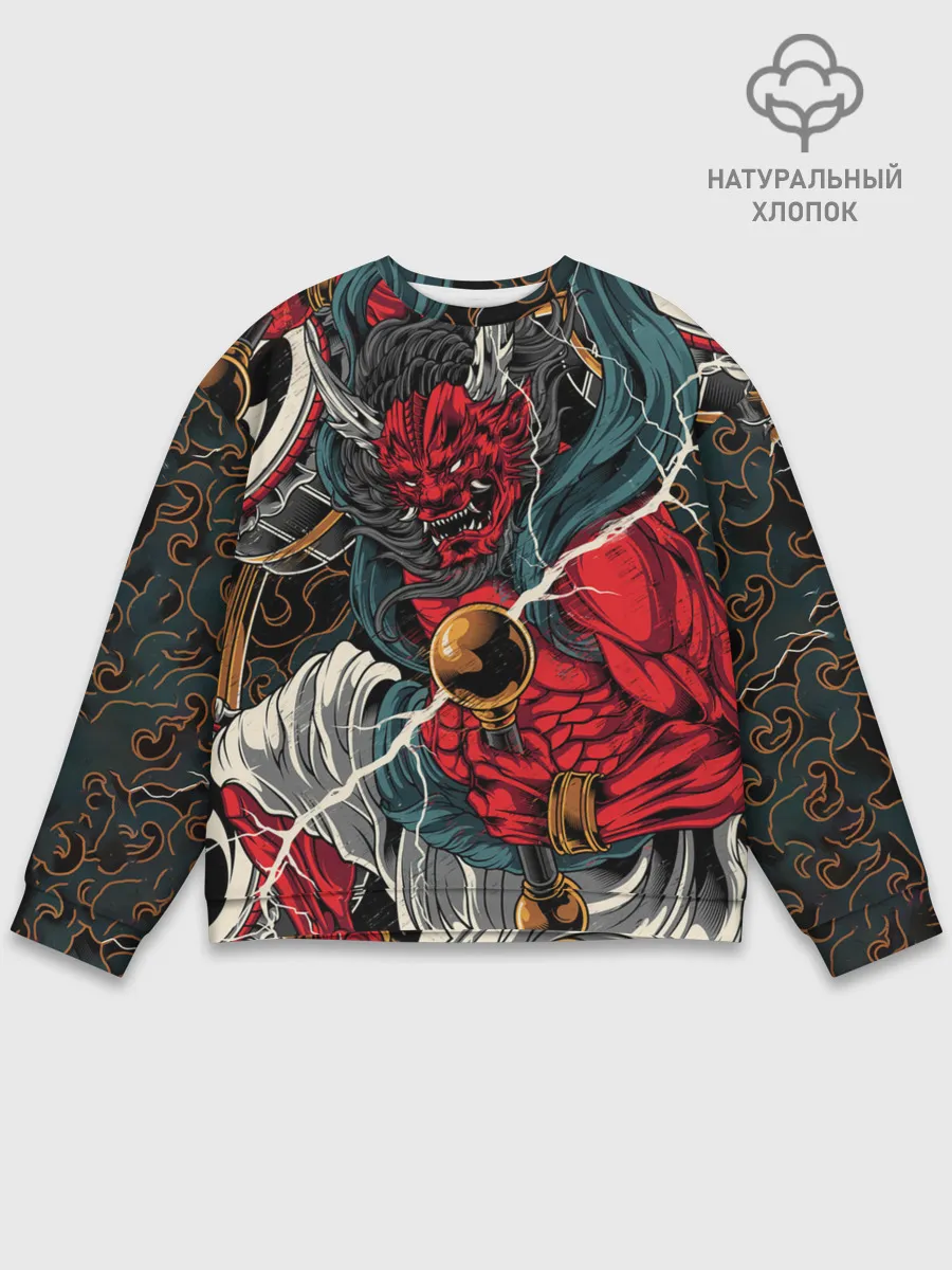 Мужской свитшот базовый / БОГ ГРОМА РАЙДЗИН