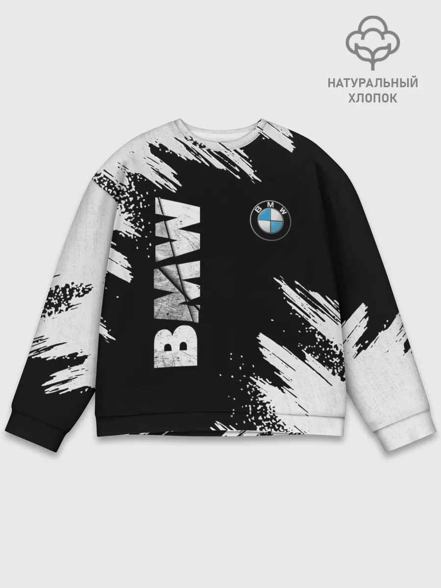 Мужской свитшот базовый / BMW GRUNGE | БМВ ГРАНЖ