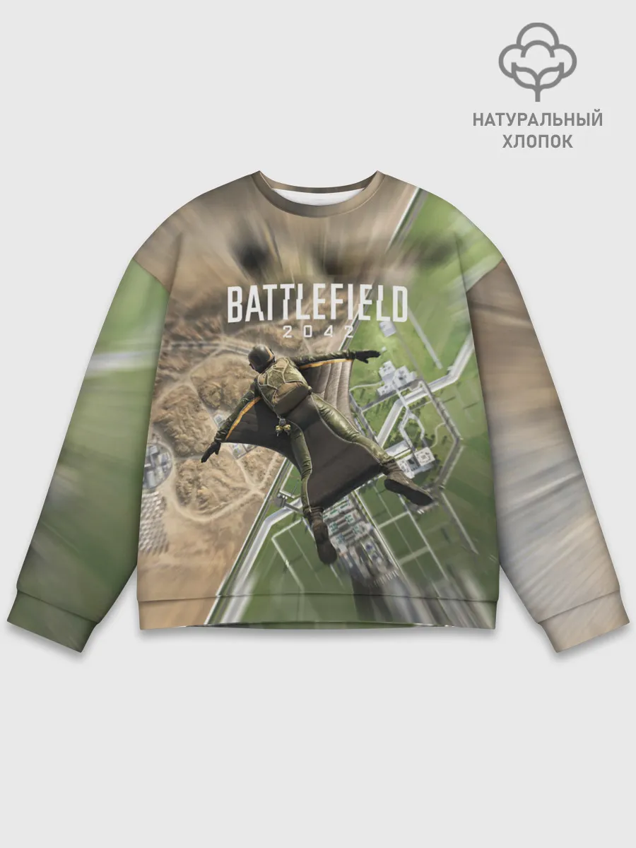 Мужской свитшот базовый / ВЫСАДКА | BATTLEFIELD 2042