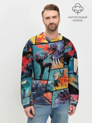 Мужской свитшот базовый / Ведьмак / The Witcher