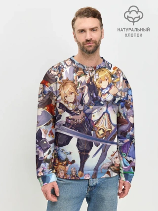 Мужской свитшот базовый / GENSHIN IMPACT ПЕРСОНАЖИ