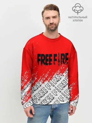 Мужской свитшот базовый / фри фаер | День Booyah,