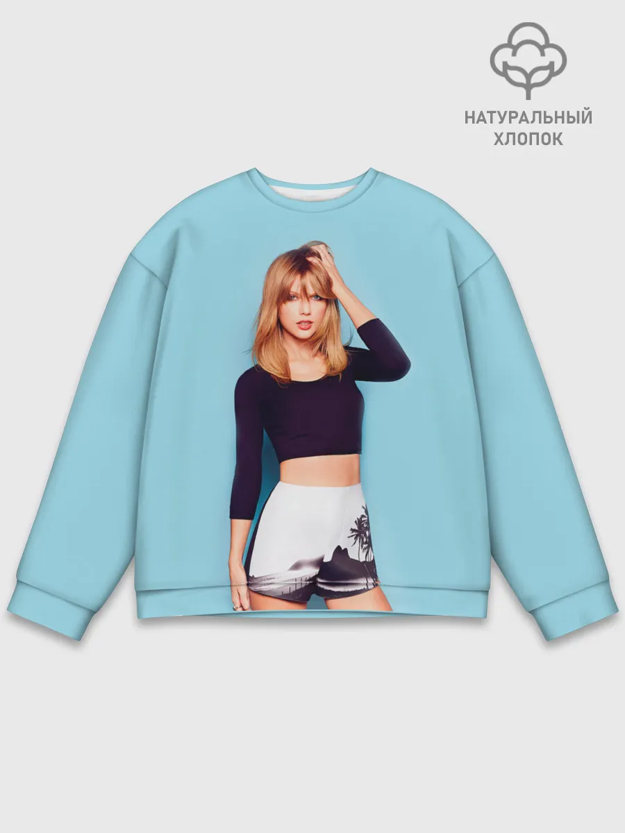 Мужской свитшот базовый / Взгляд Тейлор