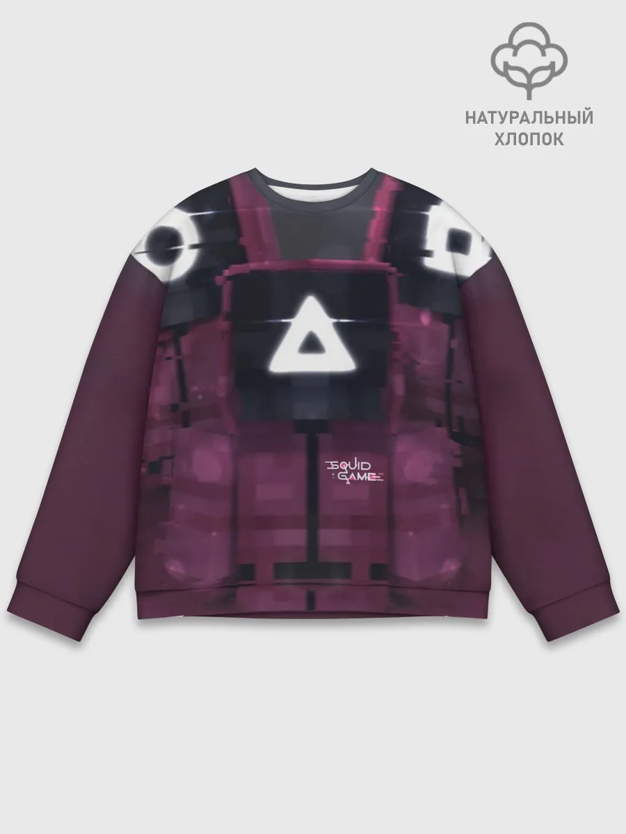Мужской свитшот базовый / Squid squad Minecraft