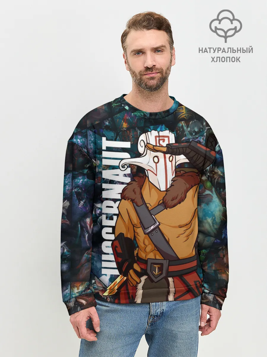 Мужской свитшот базовый / Джаггернаут, ДОТА 2