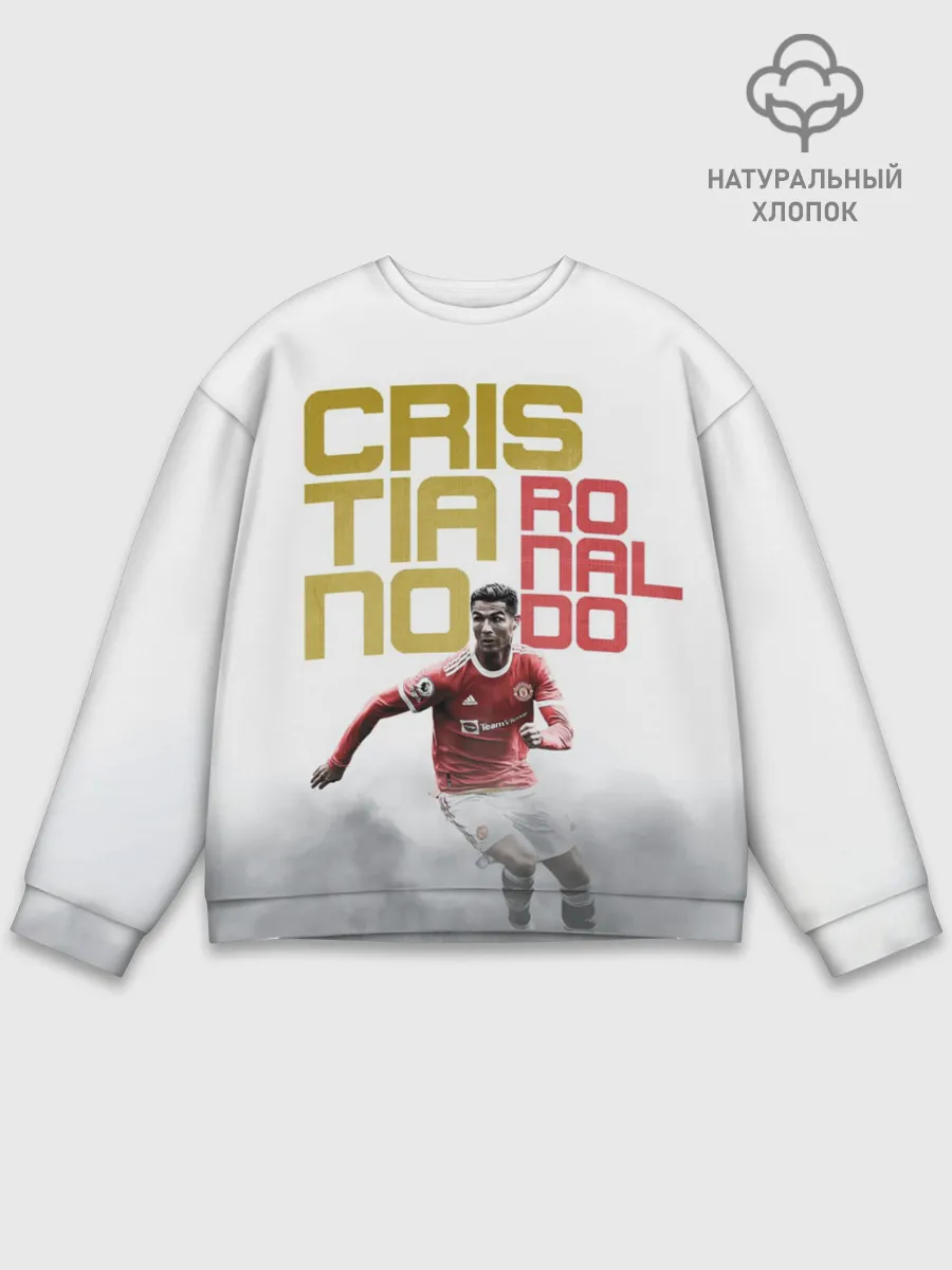 Мужской свитшот базовый / Криштиану Роналду, Манчестер