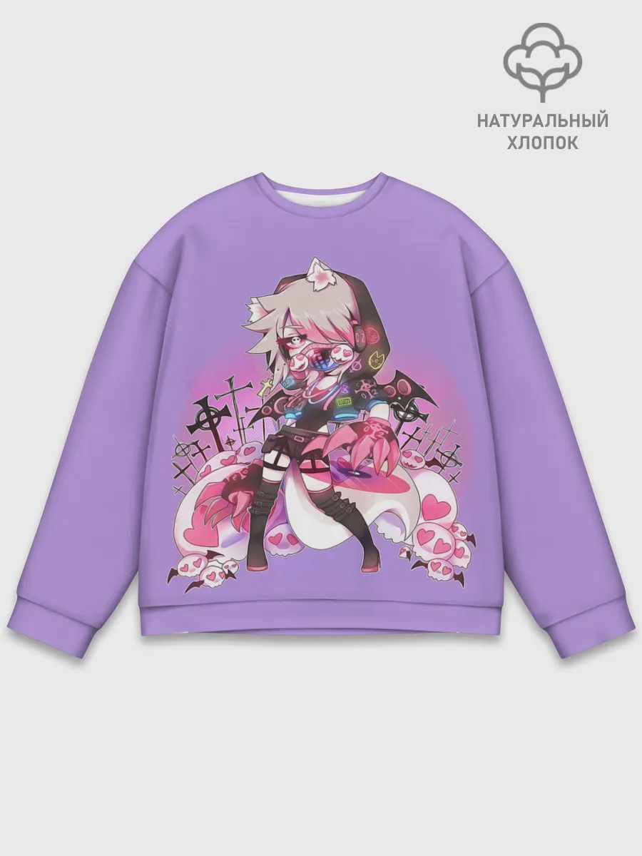 Мужской свитшот базовый / Gacha Club DJ Cry