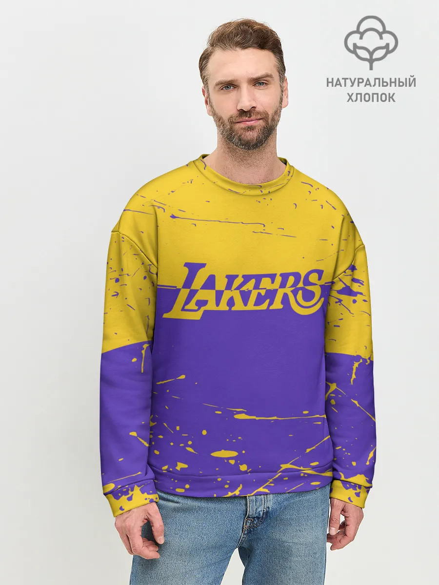 Мужской свитшот базовый / Kobe Bryant - Los Angeles Lakers - NBA