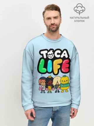 Мужской свитшот базовый / Toca Boca | Тока бока праздник