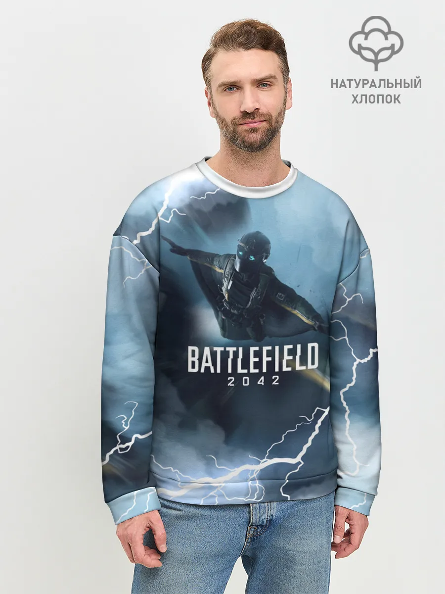 Мужской свитшот базовый / WINGSUIT | BATTLEFIELD 2042