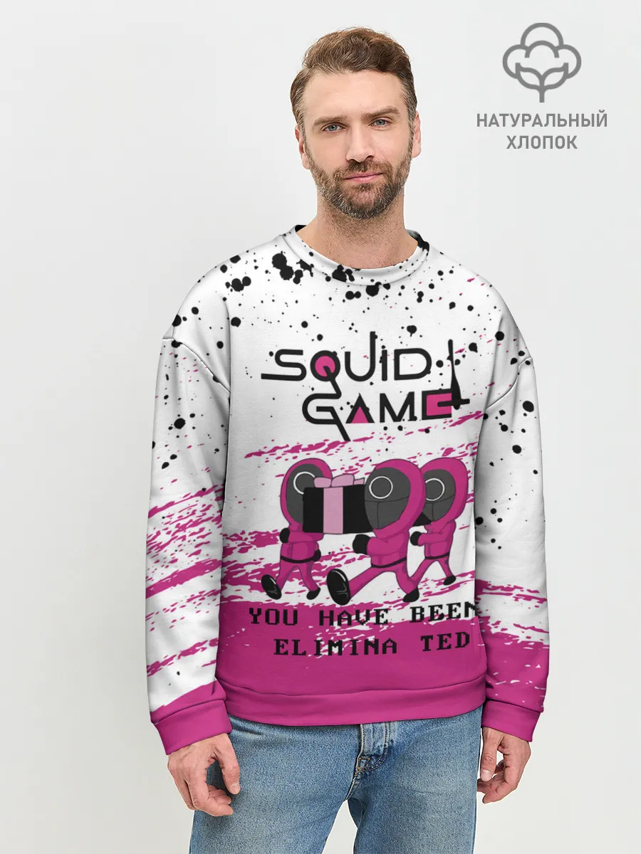 Мужской свитшот базовый / Squid Game - Вы были исключены.