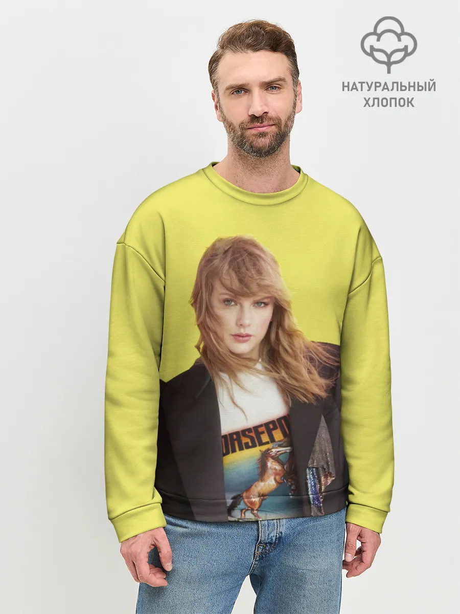 Мужской свитшот базовый / Тэйлор на ветру