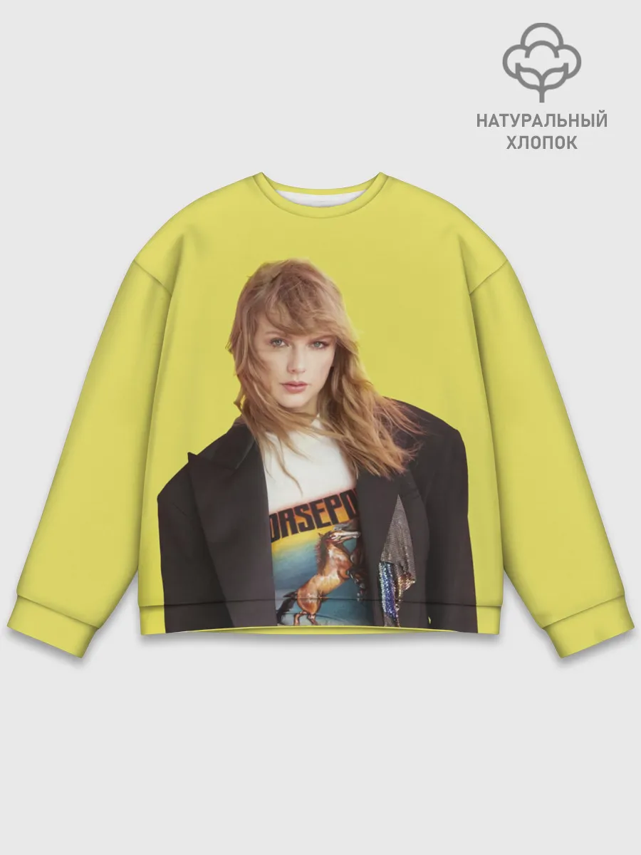 Мужской свитшот базовый / Тэйлор на ветру