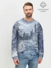 Мужской свитшот базовый / СНЕЖНЫЙ ПЕЙЗАЖ
