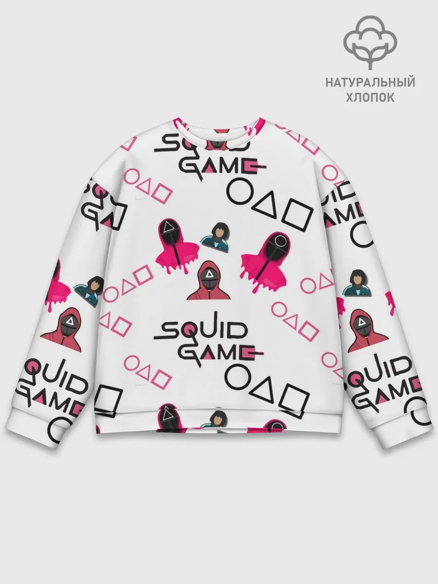 Мужской свитшот базовый / игра в кальмара злодеи