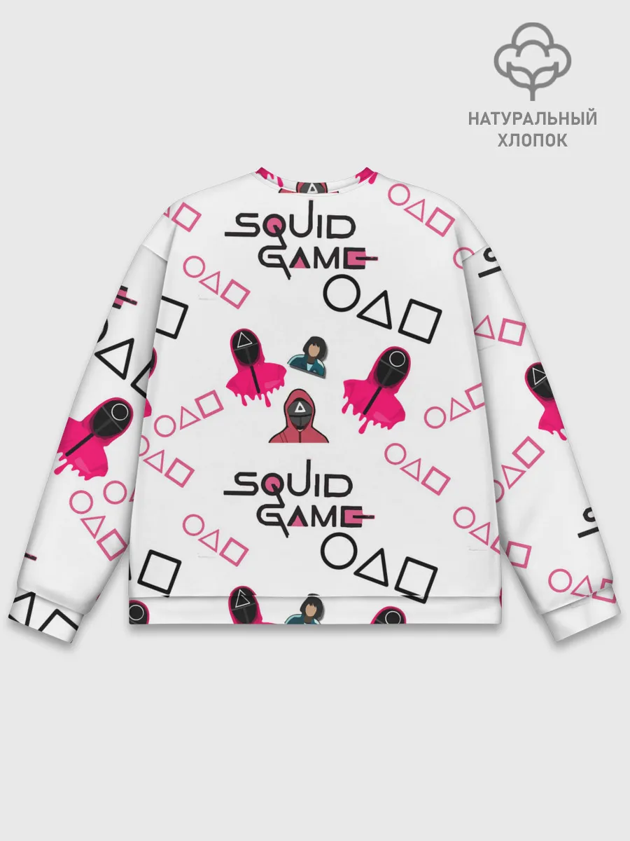 Мужской свитшот базовый / игра в кальмара злодеи