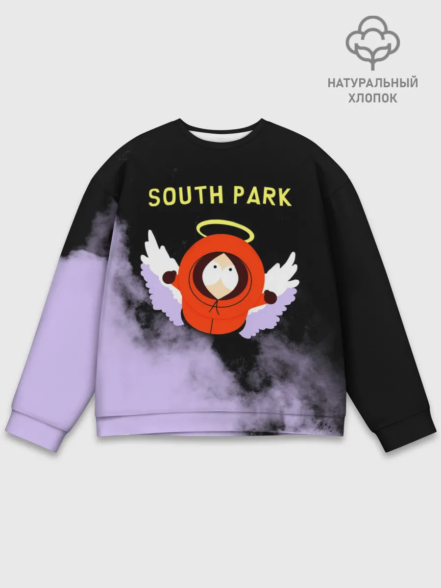 Мужской свитшот базовый / Кенни реально умер | Южный парк
