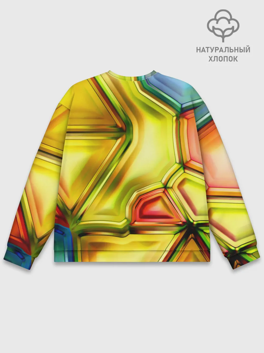 Мужской свитшот базовый / Абстрактная абстракция