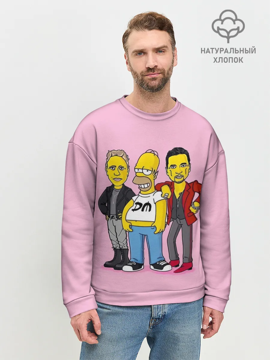 Мужской свитшот базовый / ДМ и Гомер
