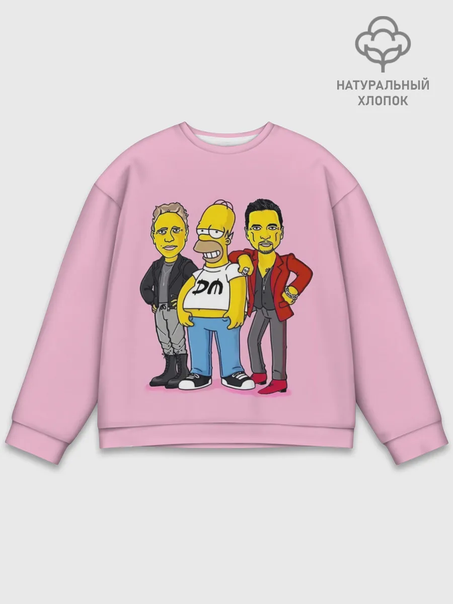 Мужской свитшот базовый / ДМ и Гомер