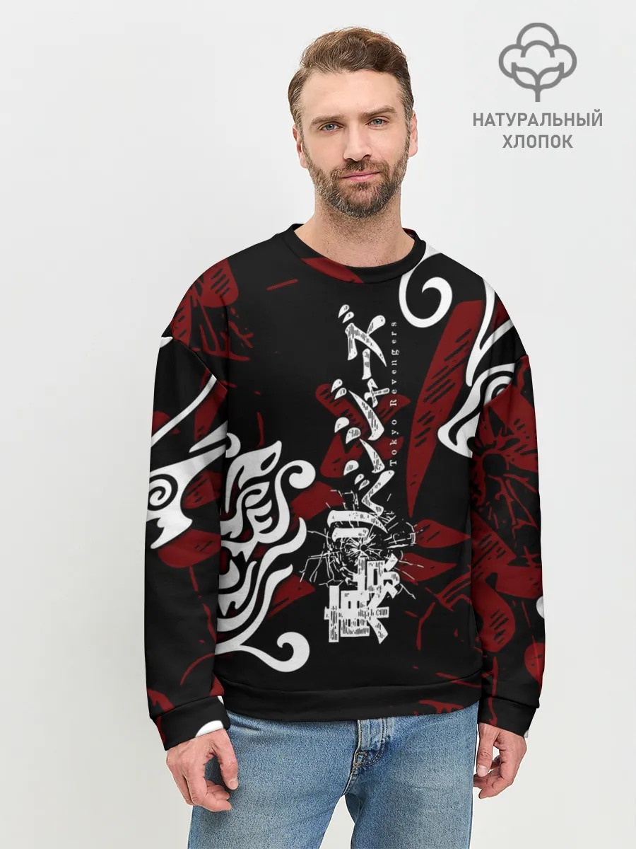 Мужской свитшот базовый / ТОКИЙСКИЕ МСТИТЕЛИ ТАТУ ЛОГО
