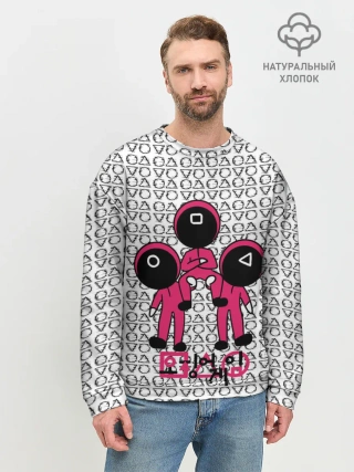 Мужской свитшот базовый / Игра в кальмара / Squid Game/