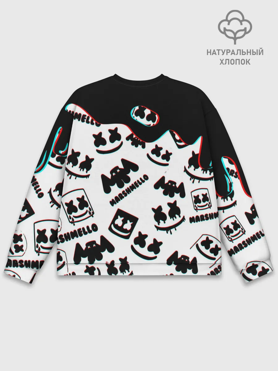 Мужской свитшот базовый / MARSHMELLO GLITCH.