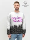Мужской свитшот базовый / Игра в кальмара фигуры,