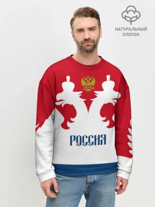 Мужской свитшот базовый / Russia Team